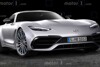 Mercedes-AMG GT Coupé anhand des geheimnisvollen Tonmodells gerendert