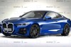 BMW 4er (2020) Rendering zeigt den großen Grill