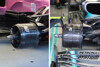 Wie ähnlich sind sich die Bremsschächte von Racing Point und Mercedes?