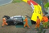 DTM-Training Spa: Habsburg zerstört Audi, Kubica bei Regen stark