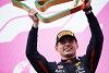 Max Verstappen jubelt: Im Rennen endlich besser als Mercedes