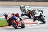Honda fährt hinterher: Bautista in Donington chancenlos gegen Haslam