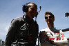 Endlich wieder Erfolg: Günther Steiner freut sich mit Romain Grosjean