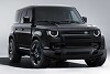 Der Land Rover Defender V8 Bond Edition sieht gut aus in Schwarz
