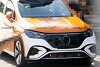 Mercedes EQE SUV: Erste Erlkönigbilder ohne Tarnung