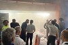 Starker Rauch im Motegi-Paddock: Feuer in der Box des Moto2-Teams Marc VDS