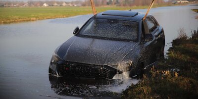Audi RS Q8 (2020): Nasses Malheur in den Niederlanden
