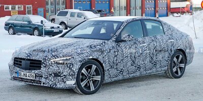 Mercedes C-Klasse (2021) verliert weiter an Tarnung