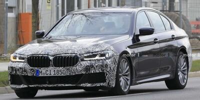 BMW 5er-Reihe (2020): Facelift mit neuen Leuchten erwischt