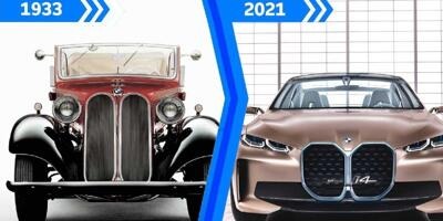 Die Entwicklung der BMW-Niere von 1933 bis heute