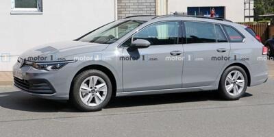 VW Golf Variant (2020) zeigt sich fast ohne Tarnung