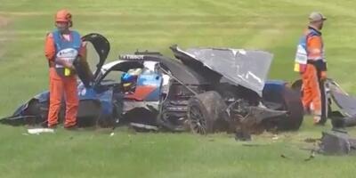 Wie Burti 2001: Thomas Laurent übersteht Horrorcrash in Blanchimont