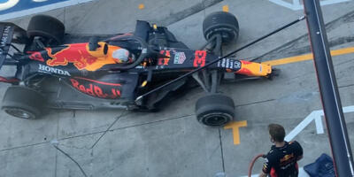 Formel 1 Monza 2020: Verstappen crasht in der Ascari-Schikane