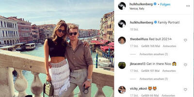 Urlaubsgrüße aus Venedig: Nico Hülkenberg hat sich verlobt!