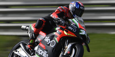 MotoGP Le Mans FT1: Aprilia-Bestzeit im Nassen, der WM-Leader nur 18.