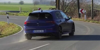 VW Golf R (2021): Video von einer Fahrt im Drift-Modus