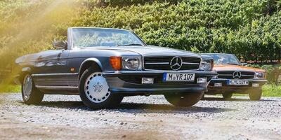 Mercedes SL (1971-1989): Die legendäre Baureihe 107 wird 50
