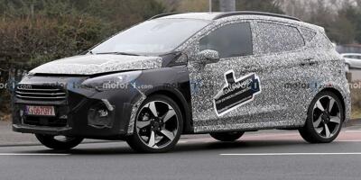 Ford Fiesta Facelift (2021) auf ersten Erlkönigbildern