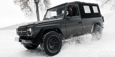 Mercedes/Puch G von Lorinser Classic auf 2,9 Liter aufgebohrt