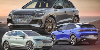 Audi Q4 e-tron, Skoda Enyaq iV und VW ID.4 im ersten Vergleich