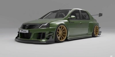 Dacia Logan mit Widebody-Kit: Absurd und außergewöhnlich