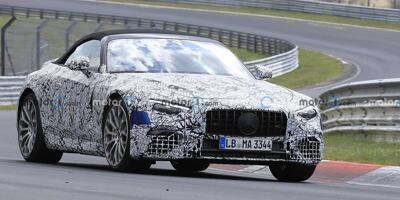Mercedes-AMG SL (2021) verliert etwas von seiner Tarnung