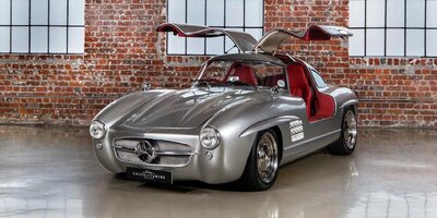 Dieser bizarre 300-SL-Nachbau ist ein Mercedes SLK 32 AMG