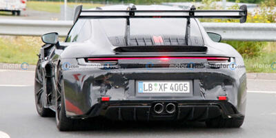Neuer Porsche 911 GT3 RS zeigt seine Theke aus nächster Nähe