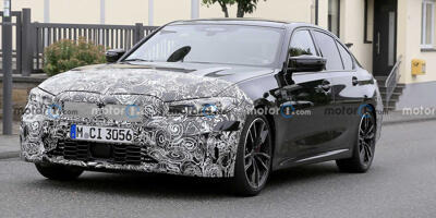 Neuer BMW 3er (2022) als M340i-Erlkönig erwischt