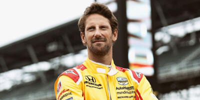 Grosjean und Johnson: Rookie-Test im Indy-Oval begonnen, aber ...