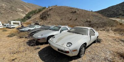 Trauriger Porsche-928-Friedhof in Kalifornien entdeckt
