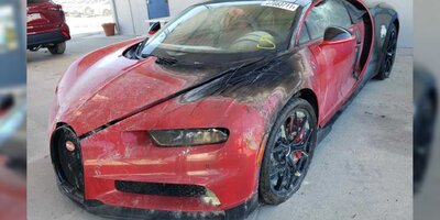 Wie viel ist ein Bugatti Chiron mit Brandschaden noch wert?