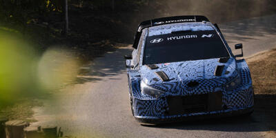 Hyundai simuliert komplette Rallye mit neuem WRC-Auto