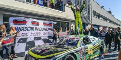 Jacques Villeneuve feiert in Vallelunga ersten Sieg in der EuroNASCAR