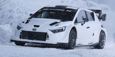 Vom Test in Frankreich: Hyundai zeigt erste Fotos des 2022er-WRC-Autos