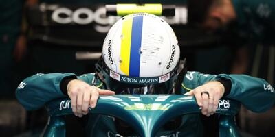 Sebastian Vettel und sein Ukraine-Helm: 'Wünschte, es gäbe keinen Grund dafür'