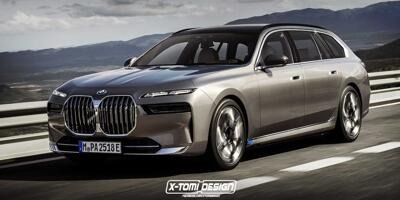 BMW 7er Touring zeigt sich auf inoffiziellem Rendering