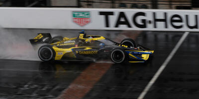 IndyCar Indianapolis-GP: Colton Herta gewinnt wilde Wetterlotterie