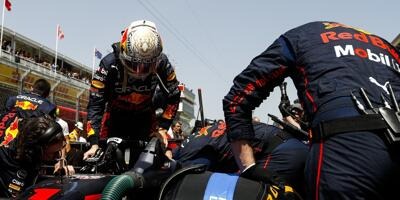 Vor Start in Barcelona: Unbeobachtetes Regeldrama an der Red-Bull-Box