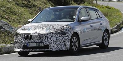 Skoda Scala (2023) mit Facelift bei Testfahrten gesichtet