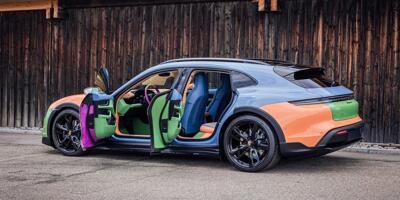 Porsche Taycan von Sean Wotherspoon: Bunter Bolide