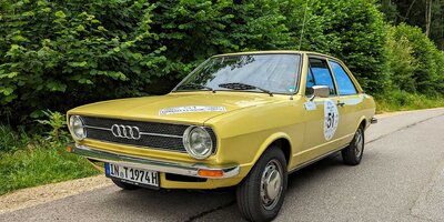 Unterwegs im Audi 80 L (1974): Die Straßen von Kottingwörth