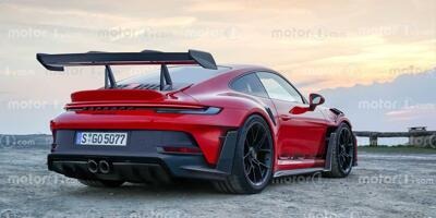 Porsche 911 GT3 RS (2022): Exklusives Rendering vor August-Debüt