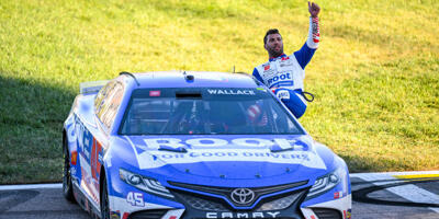 NASCAR Kansas City: Bubba Wallace siegt vor seinem Boss Denny Hamlin